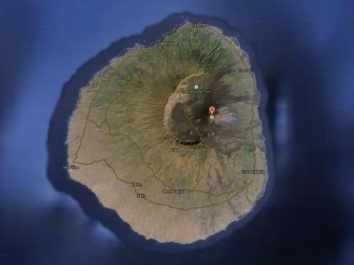 Pico do Fogo volcano on the Cape Verdean island of Fogo